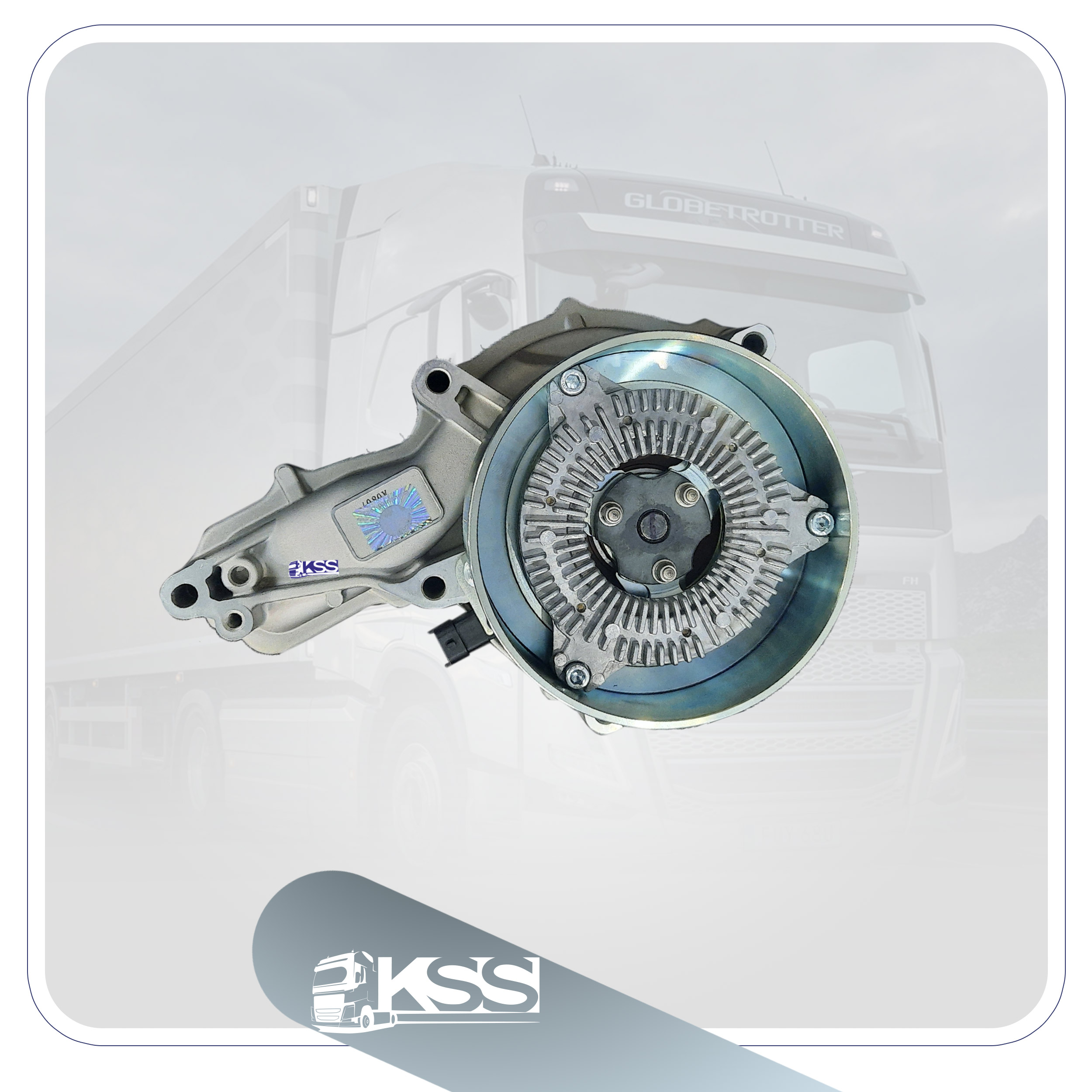 واتر پمپ فن دار پولی بزرگ ( FH500- رنوتی -سایپا دیزل -یورو6 ) تراک تکنیک